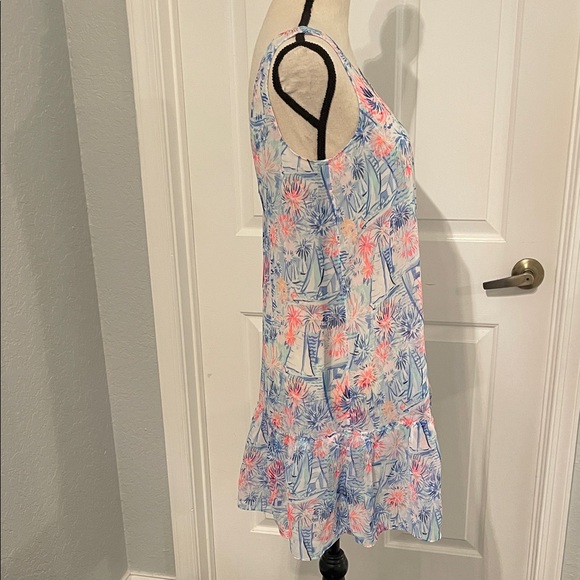 Lilly Pulitzer Blue and Pink Swim Cover Up - Picture 6 of 6
